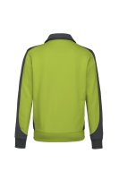 HAKRO Sweatjacke Contrast MIKRALINAR®, kiwi/anthrazit
