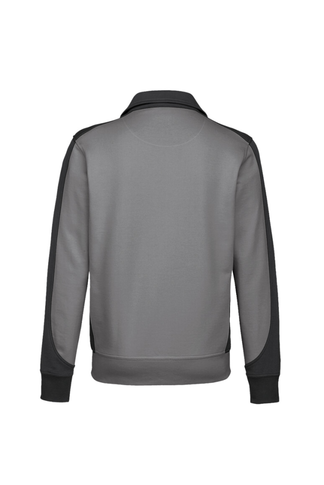 HAKRO Sweatjacke Contrast MIKRALINAR®, titan/anthrazit