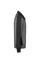 HAKRO Sweatjacke Contrast MIKRALINAR®, titan/anthrazit