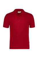 HAKRO Poloshirt Bio-Baumwolle GOTS, rot