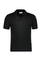 HAKRO Poloshirt Bio-Baumwolle GOTS, schwarz, L