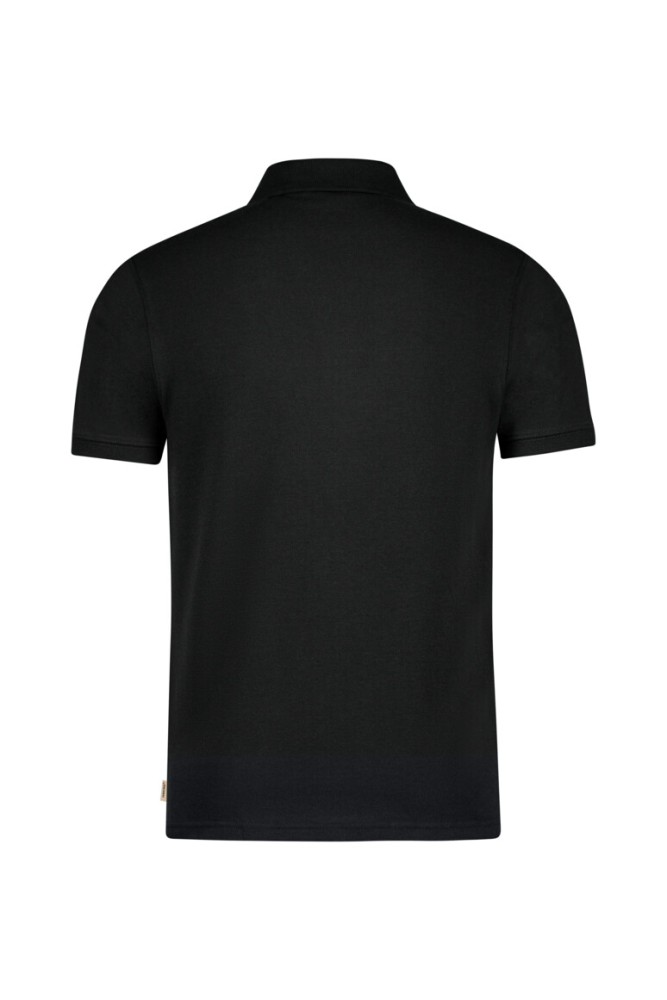 HAKRO Poloshirt Bio-Baumwolle GOTS, schwarz, L