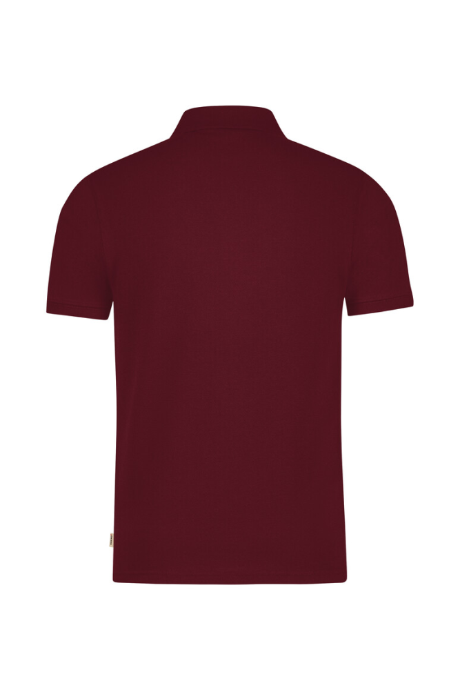 HAKRO Poloshirt Bio-Baumwolle GOTS, weinrot