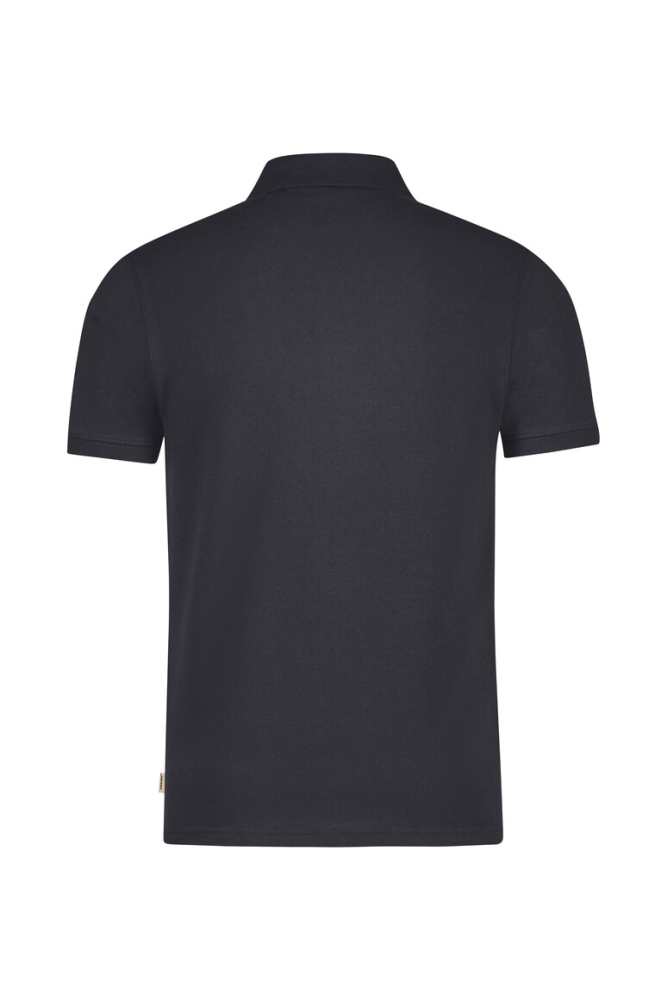 HAKRO Poloshirt Bio-Baumwolle GOTS, karbongrau