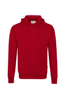HAKRO Kapuzen-Sweatshirt Bio-Baumwolle GOTS, rot, 5XL