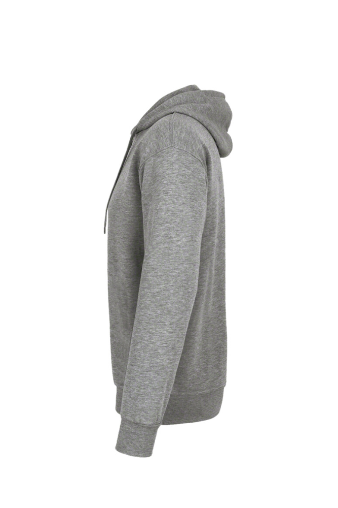 HAKRO Kapuzen-Sweatshirt Bio-Baumwolle GOTS, grau meliert, S