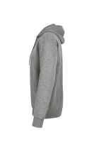 HAKRO Kapuzen-Sweatshirt Bio-Baumwolle GOTS, grau meliert, S