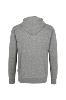 HAKRO Kapuzen-Sweatshirt Bio-Baumwolle GOTS, grau meliert, S