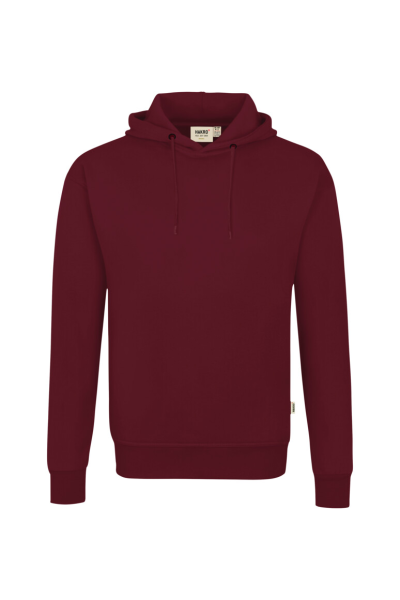HAKRO Kapuzen-Sweatshirt Bio-Baumwolle GOTS, weinrot