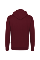 HAKRO Kapuzen-Sweatshirt Bio-Baumwolle GOTS, weinrot, S