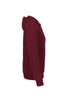 HAKRO Kapuzen-Sweatshirt Bio-Baumwolle GOTS, weinrot, S
