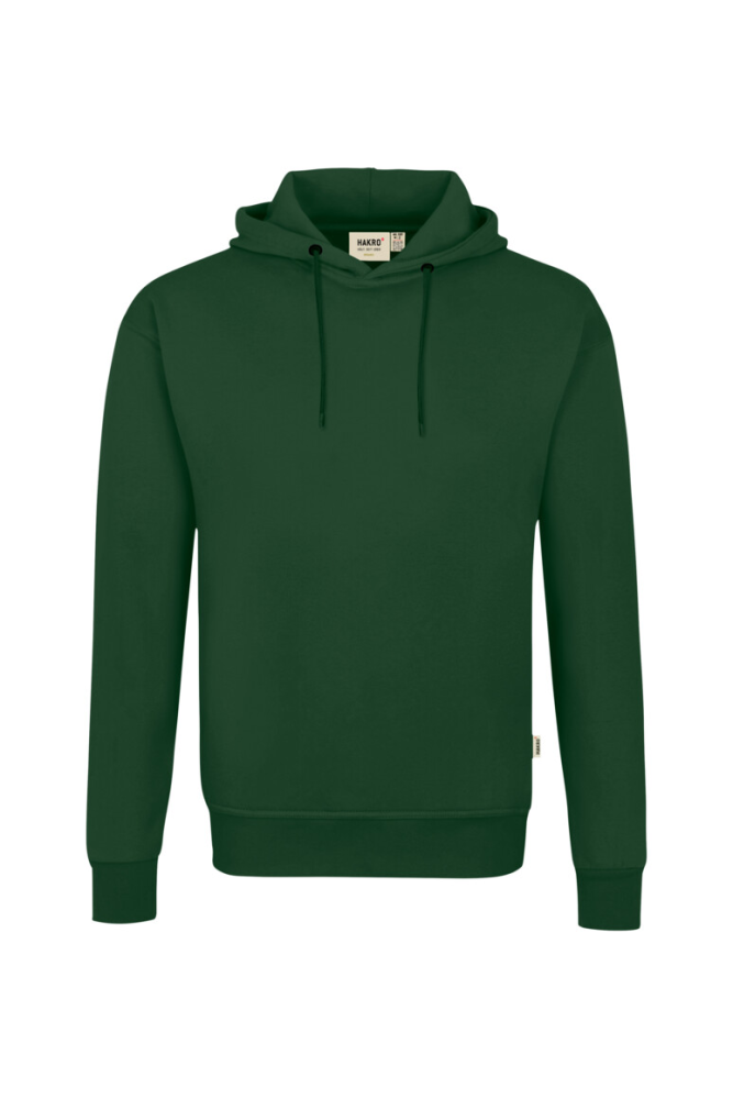 HAKRO Kapuzen-Sweatshirt Bio-Baumwolle GOTS, tanne, 4XL