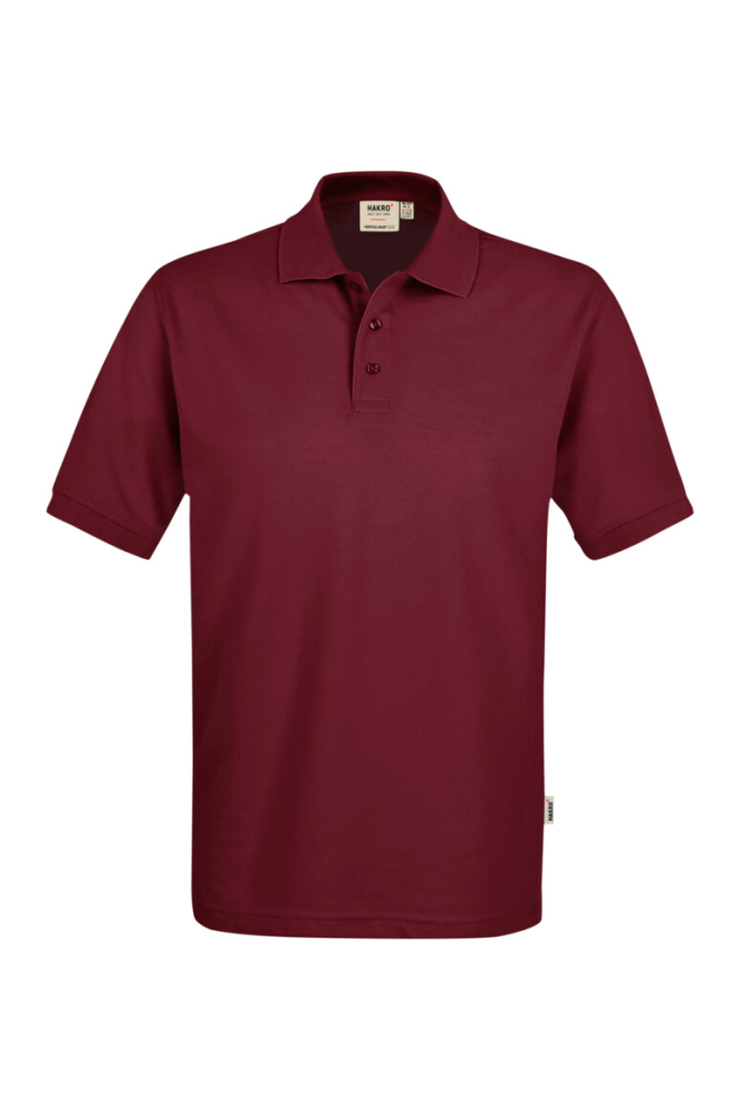 HAKRO Poloshirt MIKRALINAR® ECO, weinrot