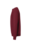 HAKRO Sweatshirt Bio-Baumwolle GOTS, weinrot