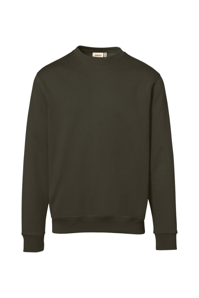 HAKRO Sweatshirt Bio-Baumwolle GOTS, olive