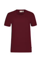 HAKRO T-Shirt Bio-Baumwolle GOTS, weinrot