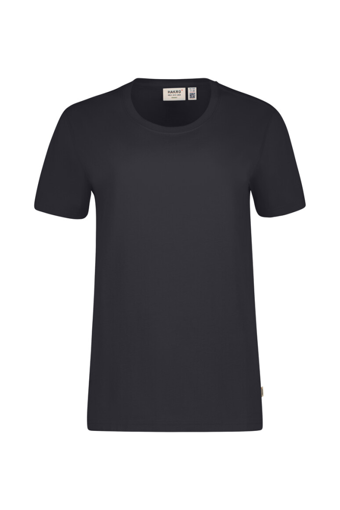 HAKRO T-Shirt Bio-Baumwolle GOTS, karbongrau