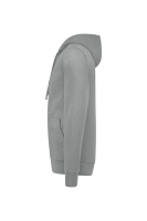 HAKRO Kapuzen-Sweatjacke Premium, grau meliert, 3XL