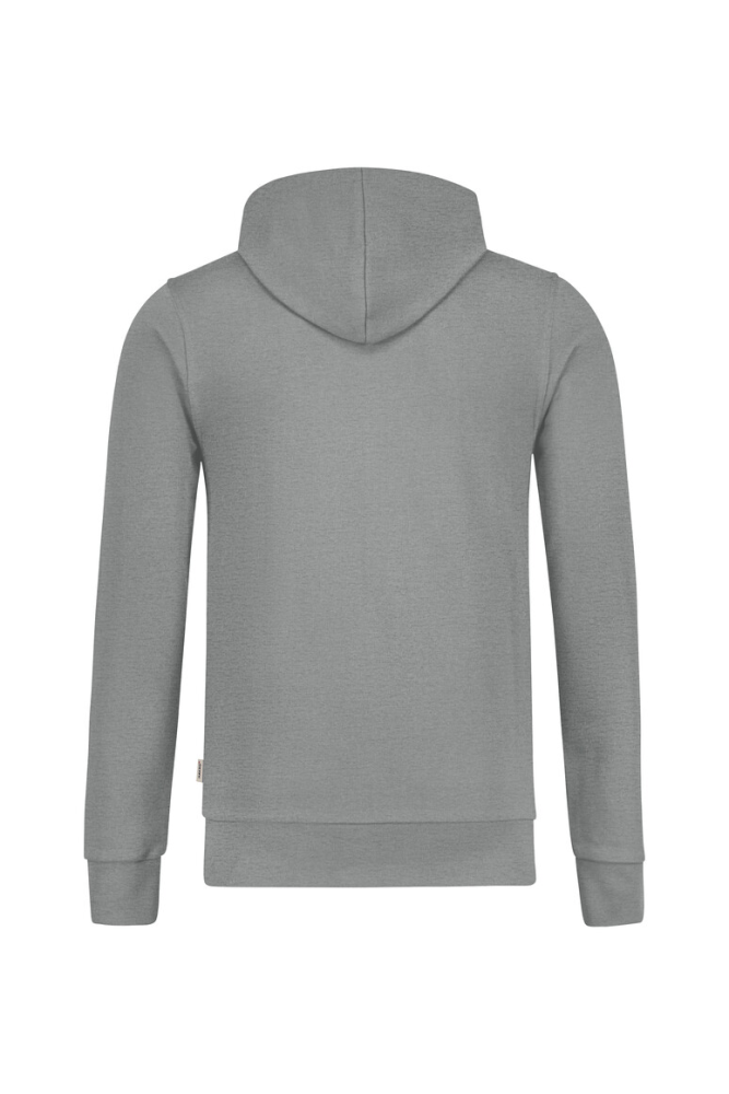 HAKRO Kapuzen-Sweatjacke Premium, grau meliert, 3XL