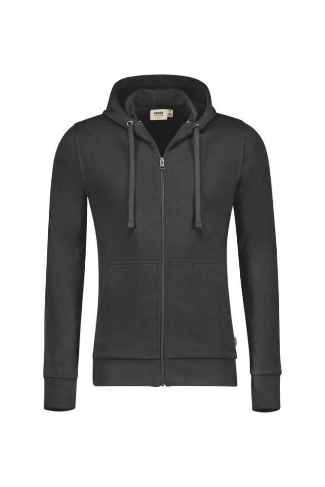HAKRO Kapuzen-Sweatjacke Premium, anthrazit, 3XL