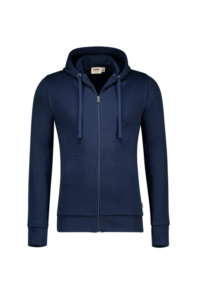 HAKRO Kapuzen-Sweatjacke Premium, tinte, 4XL
