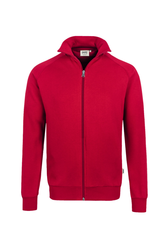 HAKRO Sweatjacke College, rot