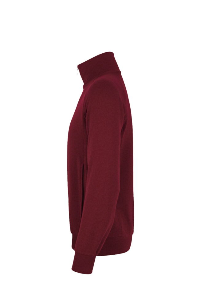 HAKRO sweatjacke premium, weinrot
