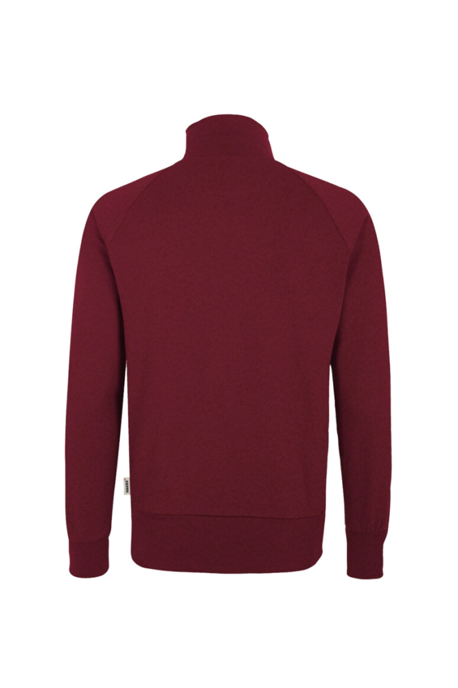 HAKRO sweatjacke premium, weinrot