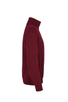 HAKRO sweatjacke premium, weinrot