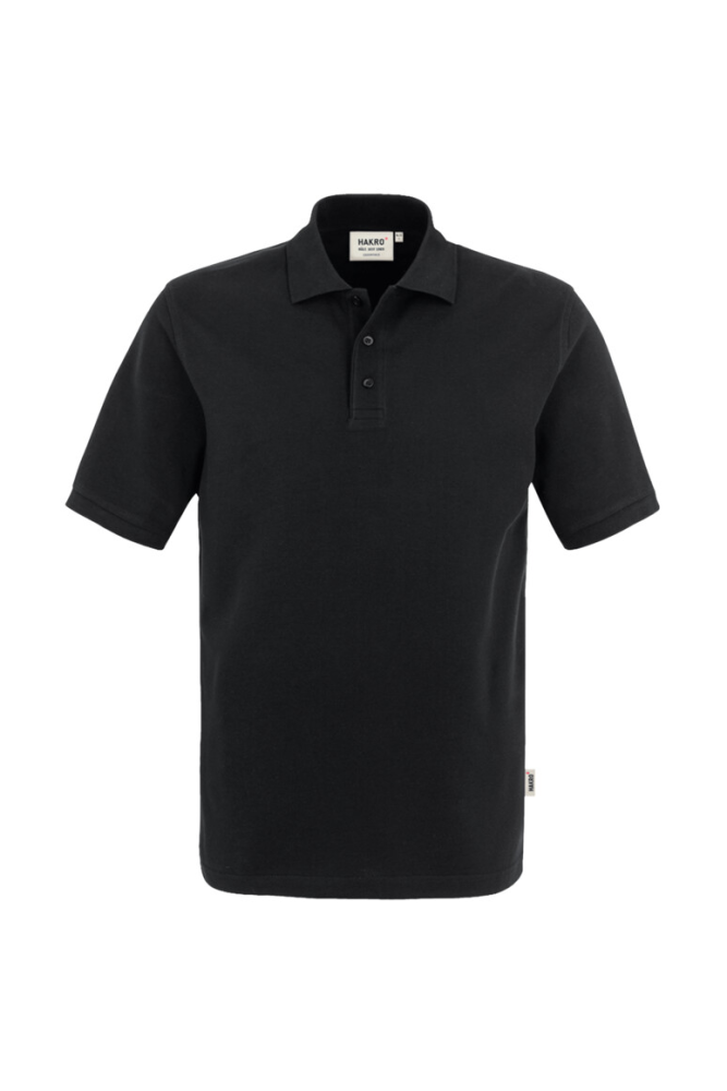 HAKRO Poloshirt Top, schwarz