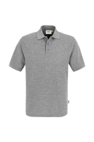 HAKRO Poloshirt Top, grau meliert