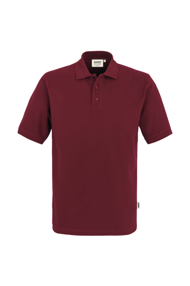 HAKRO Poloshirt Top, weinrot