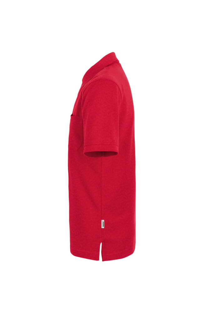 HAKRO Pocket-Poloshirt Top, rot