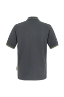 HAKRO Poloshirt Casual, anthrazit/kiwi