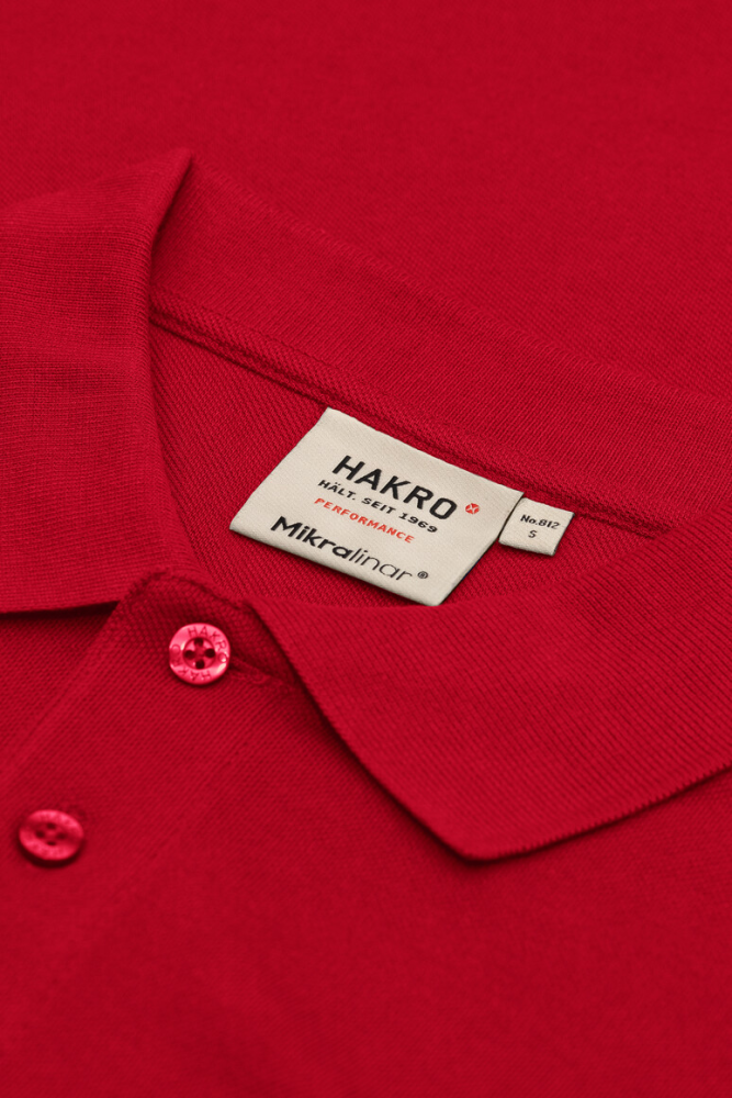 HAKRO Pocket-Poloshirt MIKRALINAR®, rot