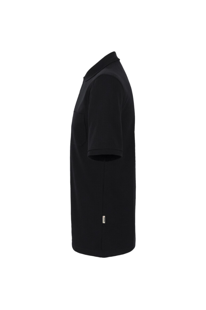 HAKRO Pocket-Poloshirt MIKRALINAR®, schwarz