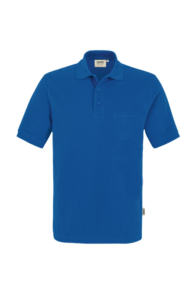 HAKRO Pocket-Poloshirt MIKRALINAR®, royalblau