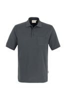 HAKRO Pocket-Poloshirt MIKRALINAR®, anthrazit
