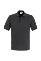HAKRO Pocket-Poloshirt MIKRALINAR®, karbongrau