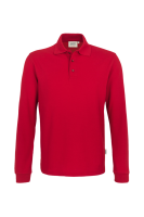 HAKRO Longsleeve-Poloshirt MIKRALINAR®, rot