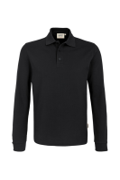 HAKRO Longsleeve-Poloshirt MIKRALINAR®, schwarz