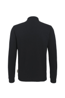 HAKRO Longsleeve-Poloshirt MIKRALINAR®, schwarz