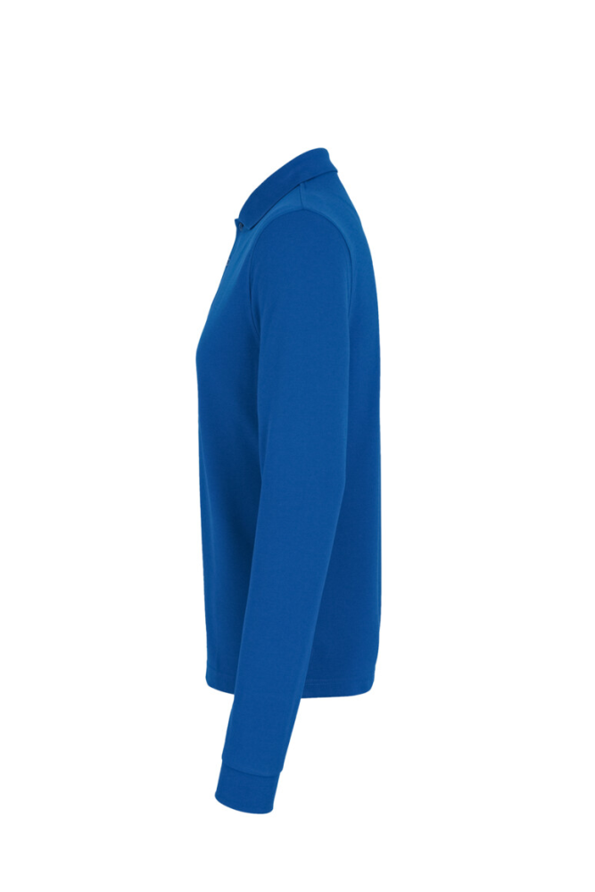 HAKRO Longsleeve-Poloshirt MIKRALINAR®, royalblau