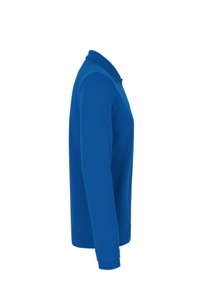 HAKRO Longsleeve-Poloshirt MIKRALINAR®, royalblau