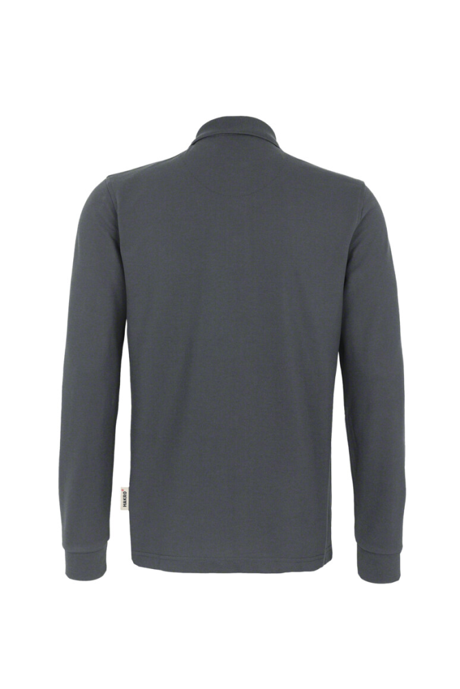 HAKRO Longsleeve-Poloshirt MIKRALINAR®, anthrazit