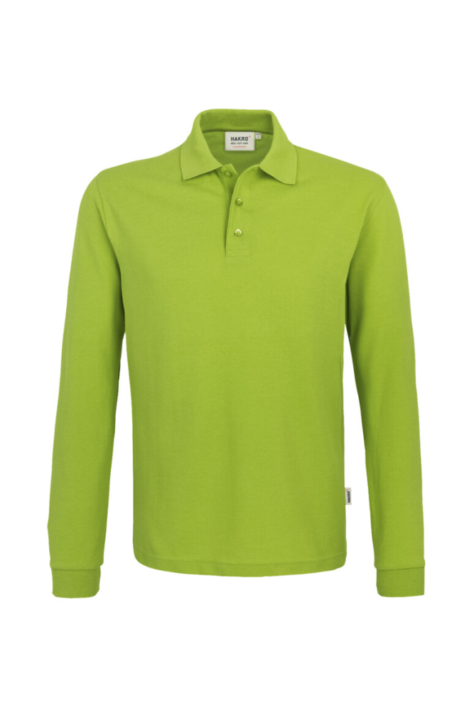HAKRO Longsleeve-Poloshirt MIKRALINAR®, kiwi