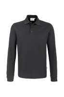 HAKRO Longsleeve-Poloshirt MIKRALINAR®, karbongrau