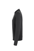 HAKRO Longsleeve-Poloshirt MIKRALINAR®, karbongrau