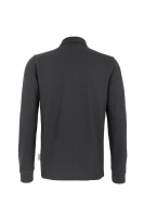 HAKRO Longsleeve-Poloshirt MIKRALINAR®, karbongrau