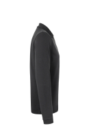 HAKRO Longsleeve-Poloshirt MIKRALINAR®, karbongrau
